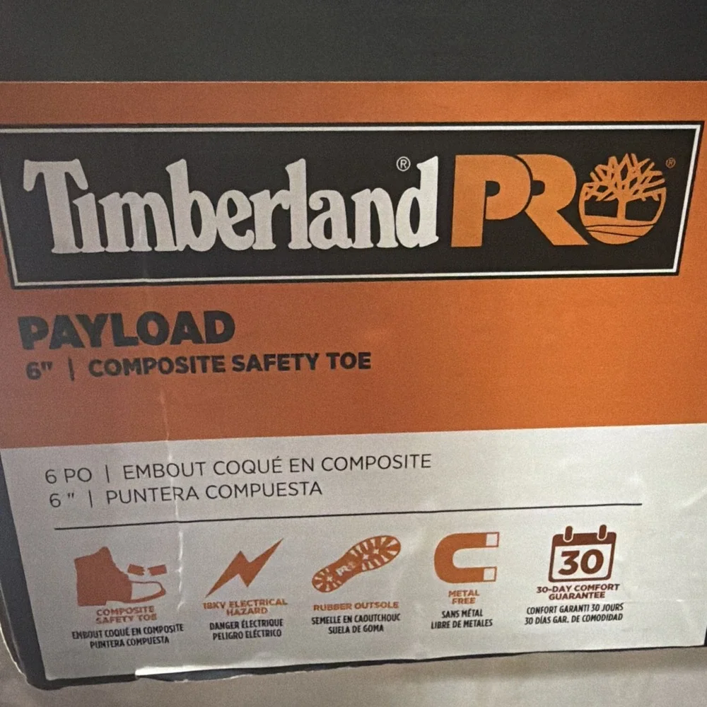 TIMBERLAND PRO Men's Payload 6 Inch‎ Composite Toe TB0A27JB001 Size 15